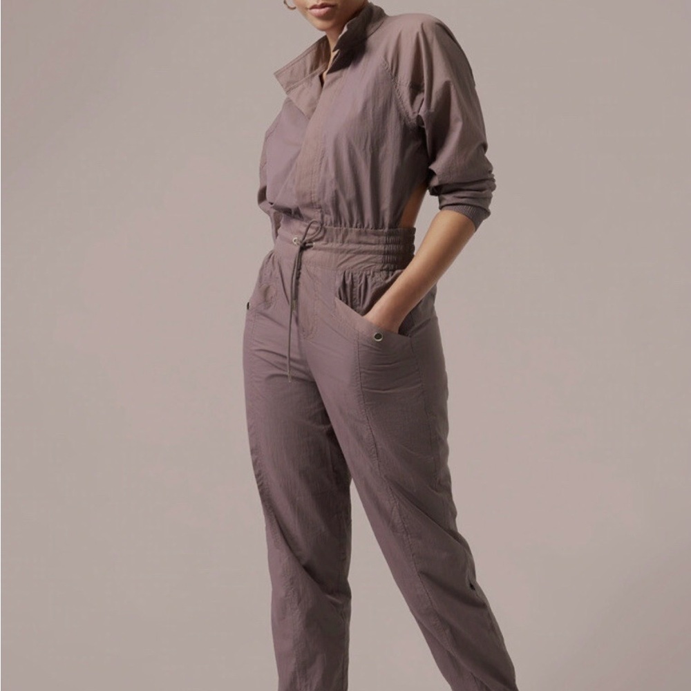 Athleta Women's Jumpsuit in Taupe